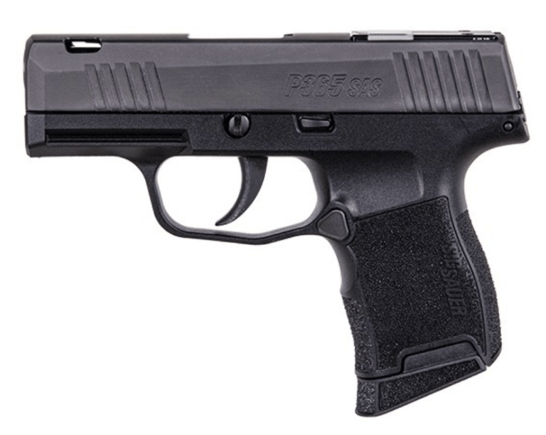 Sig P365 SAS 9mm Pistol - Side View